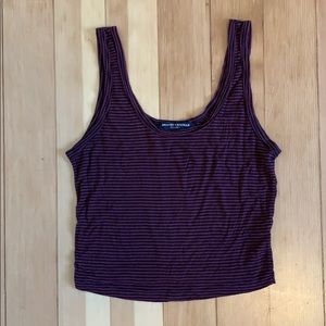 Striped CropTop Tank